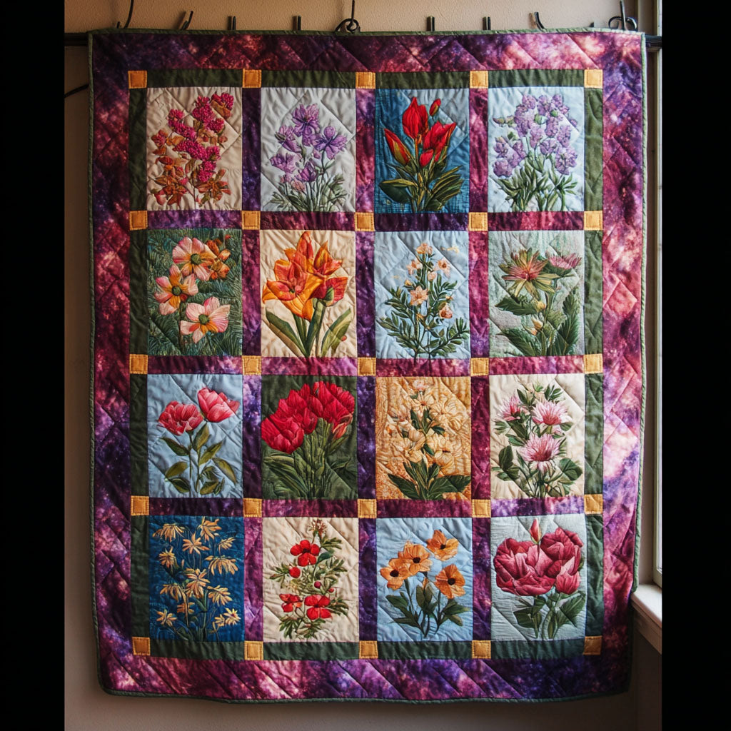 Garden Grace Quilted Blanket NCU0DDK2296