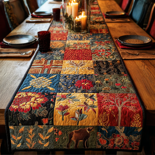 Garden Grace Quilted Table Runner NCU0NVH894