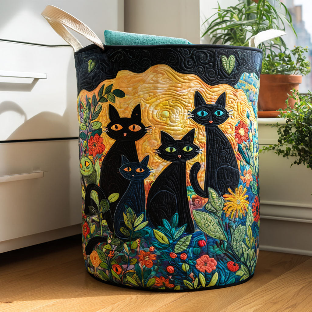 Garden Guardians Quilted Laundry Basket NCU0PTT1169