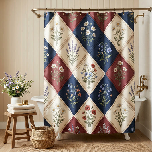 Garden Harlequin Shower Curtain NCU0NTV974