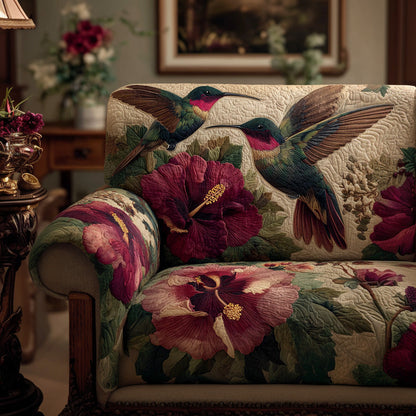 Garden Harmony Quilted Sofa Cover NCU0LDH454