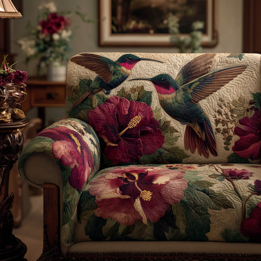 Garden Harmony Quilted Sofa Cover NCU0LDH454