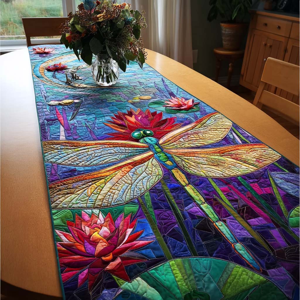 Garden Harmony Quilted Table Runner NCU0NNT2568