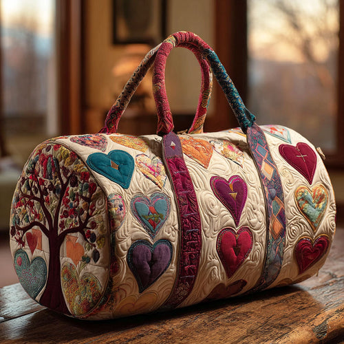 Garden Hearts Quilted Duffle Bag NCU0NTD1455