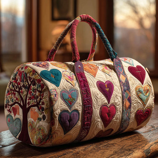 Garden Hearts Quilted Duffle Bag NCU0NTD1455