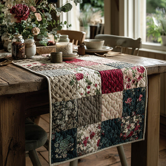 Garden Heirloom Quilted Table Runner NCU0LDH322