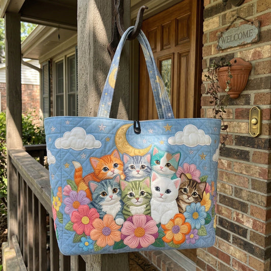 Garden Kittens Quilted Classic Tote Bag NCU0NTD1848