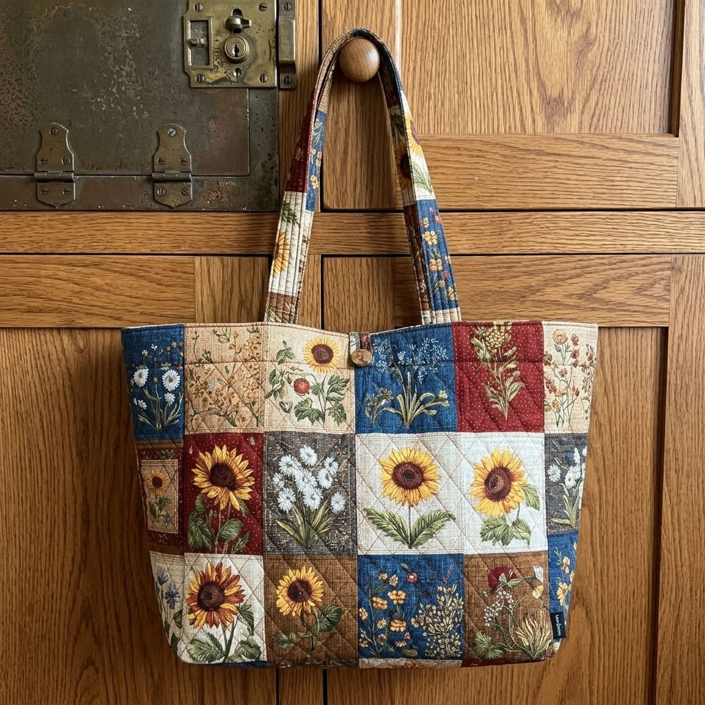 Garden Mosaic Quilted Classic Tote Bag SN0PT001