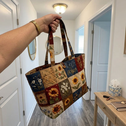 Garden Mosaic Quilted Classic Tote Bag SN0PT001