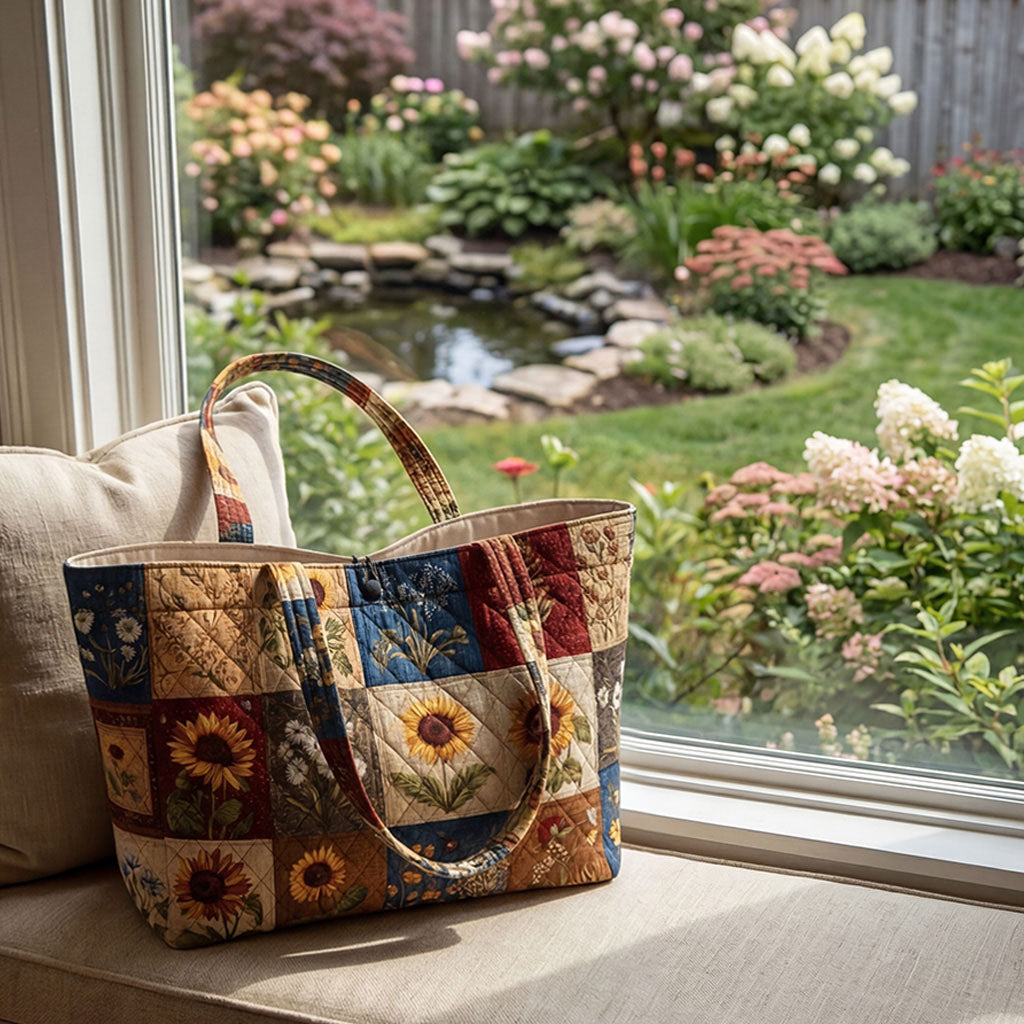 Garden Mosaic Quilted Classic Tote Bag SN0PT001