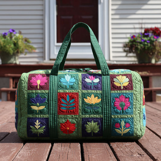 Garden Mosaic Quilted Duffle Bag NCU0DDK2368
