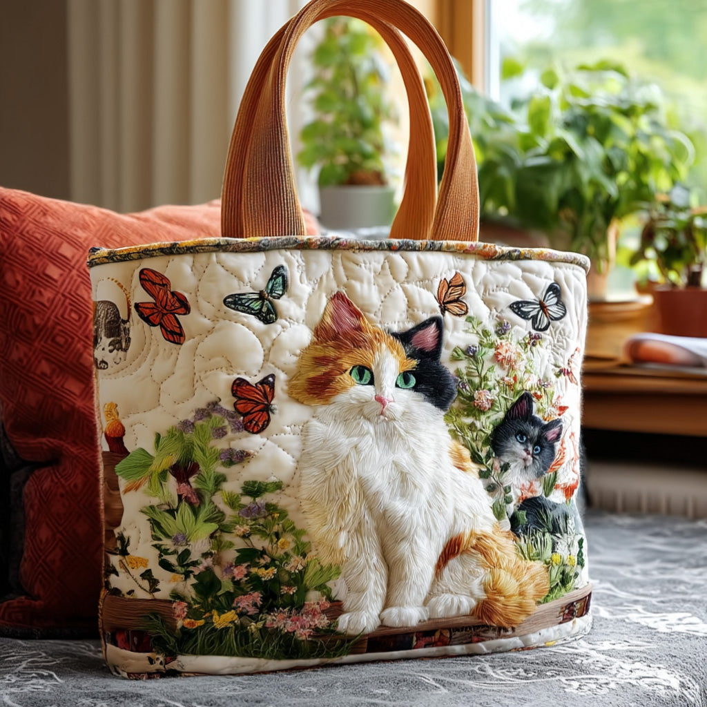 Garden Muse Quilted Tote Bag NCU0PTT2048