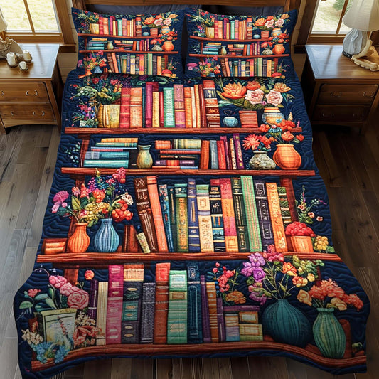 Garden Of Knowledge 3-Piece Quilted Bedding Set NCU0NT1067