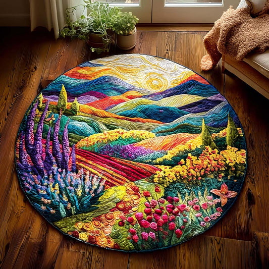 Garden Of Light Quilted Round Mat NCU0DQQ0220