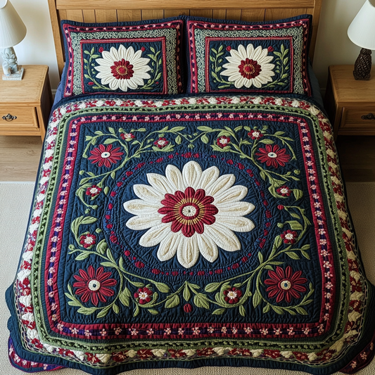 Garden Patch 3-Piece Quilted Bedding Set NCU0DDK446