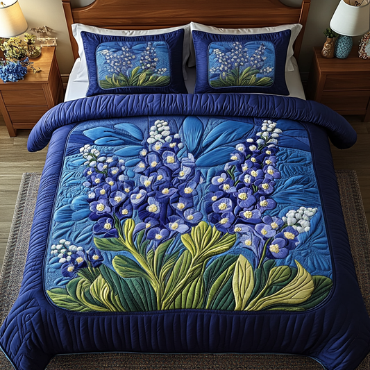 Garden Serenity 3-Piece Quilted Bedding Set NCU0NVH380