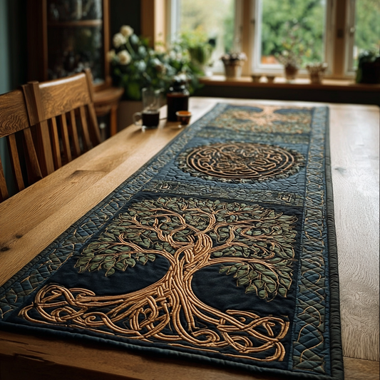 Garden Spirit Quilted Table Runner NCU0DDK1303