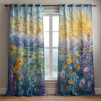 Garden Vista Quilted Curtains NCU0PTT2117