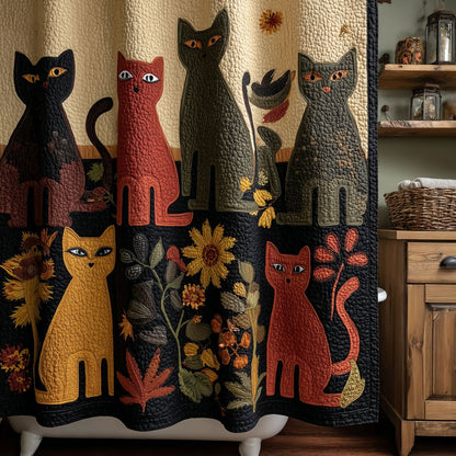 Garden Whiskers Shower Curtain NCU0PTT2965