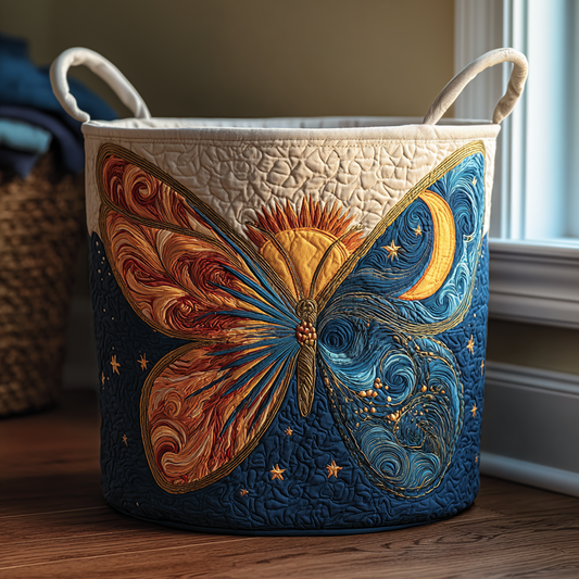 Garden Wings Quilted Laundry Basket NCU0PVL425