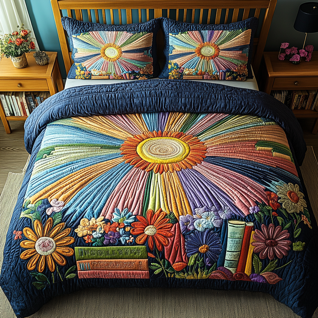 Garden of Books Duvet Cover Set NCU0DV283