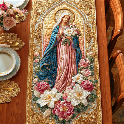 Garden of Devotion Quilted Table Runner NCU0NTD765