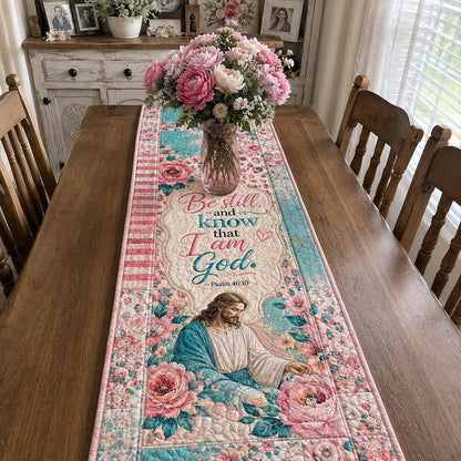 Garden of Faith Quilted Table Runner NCU0PTT3399
