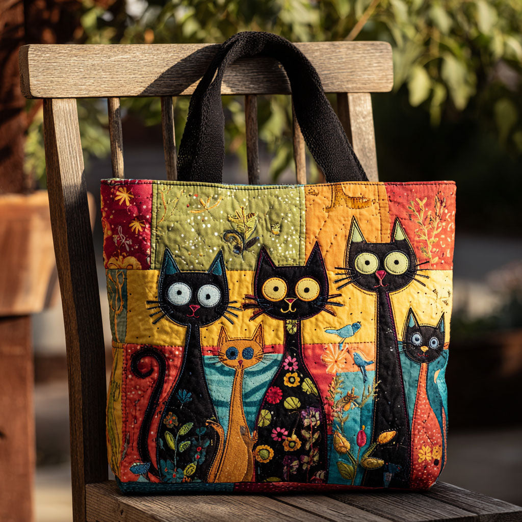Garden of Paws Quilted Tote Bag NCU0PTT1762