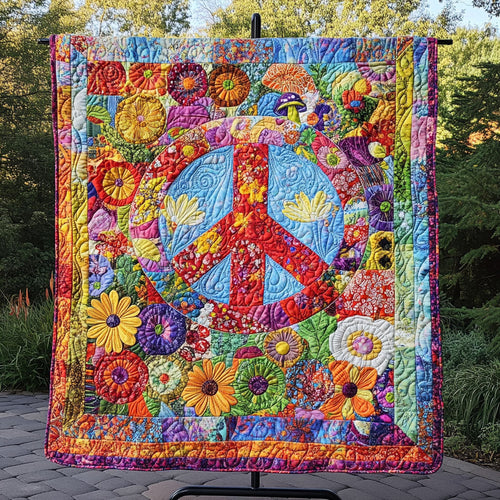 Garden of Peace Quilted Blanket NCU0PT1896