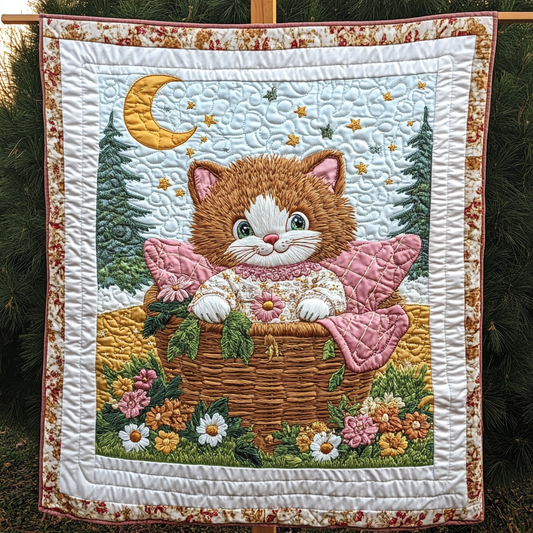 Garden of Whiskers Quilted Blanket NCU0DK1517