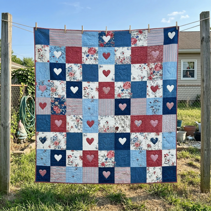 Classic Country Love Quilted Blanket NCU0LDH258