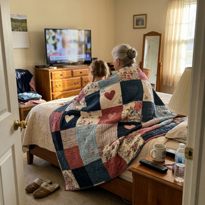 Classic Country Love Quilted Blanket NCU0LDH258