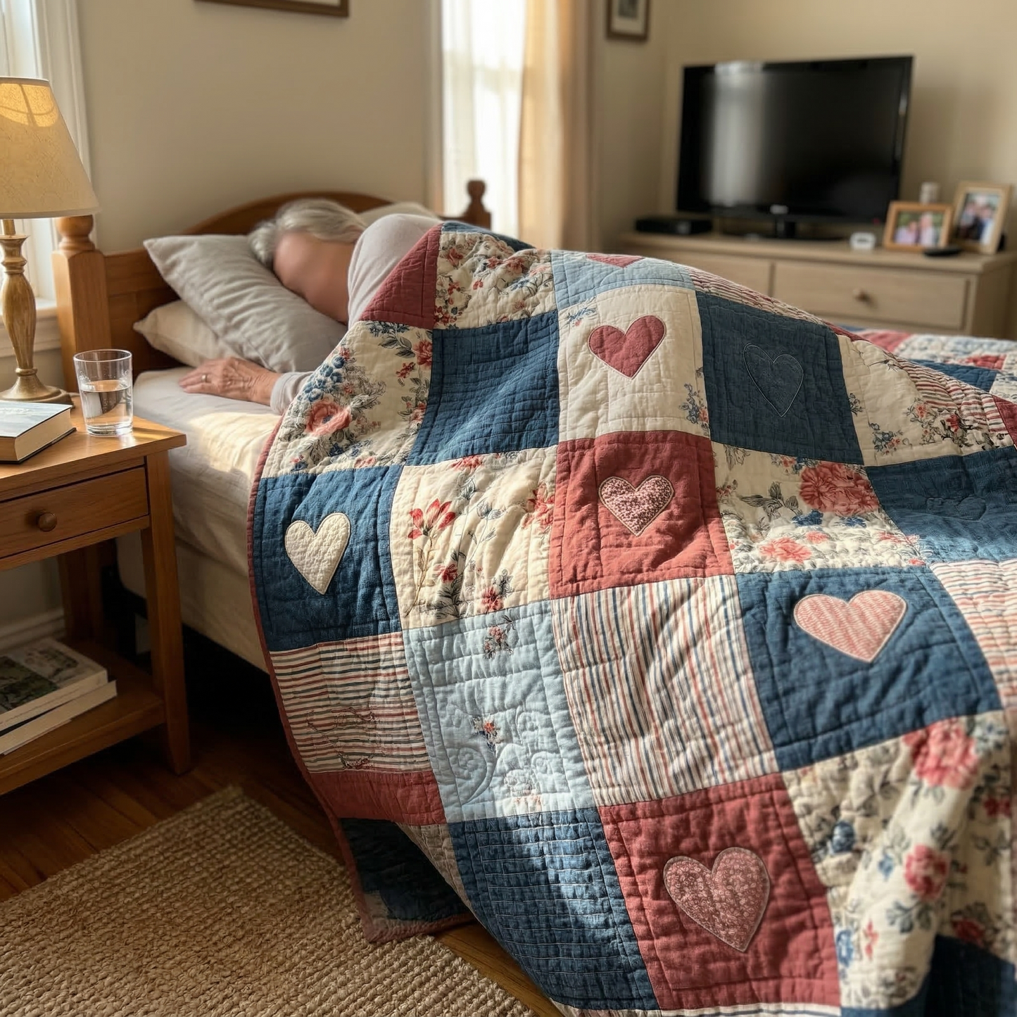Classic Country Love Quilted Blanket NCU0LDH258