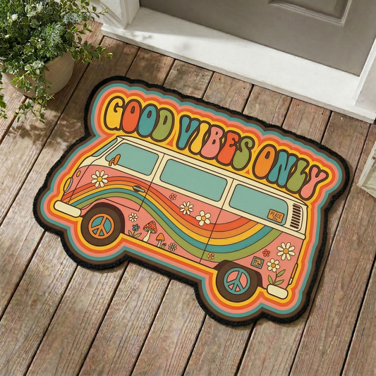 Groovy Ride Custom Shape Doormat NCU0NXD1798
