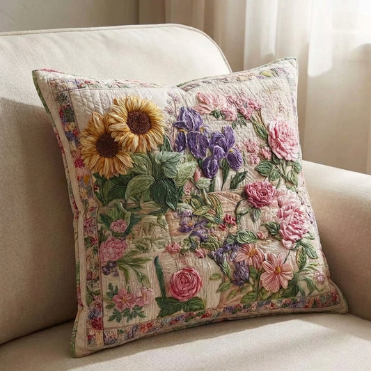 Infinite Flower Horizon Quilted Pillow Case NCU0HNH930