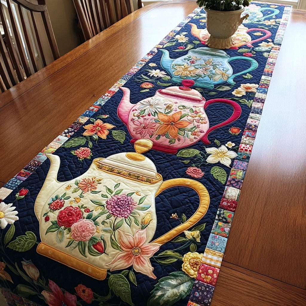 Gentle Bloom Quilted Table Runner NCU0DDK2246