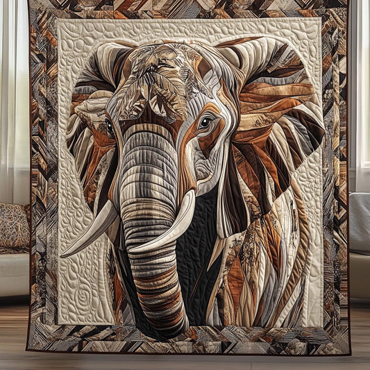 Gentle Elephant Quilted Blanket NCU0DV1733