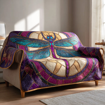 Gentle Garden Wings Quilted Sofa Cover NCU0NTD931