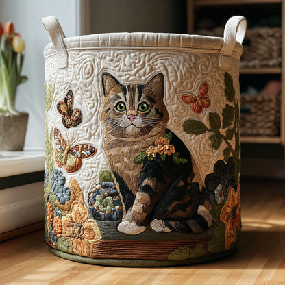 Gentle Gaze Quilted Laundry Basket NCU0PTT1987