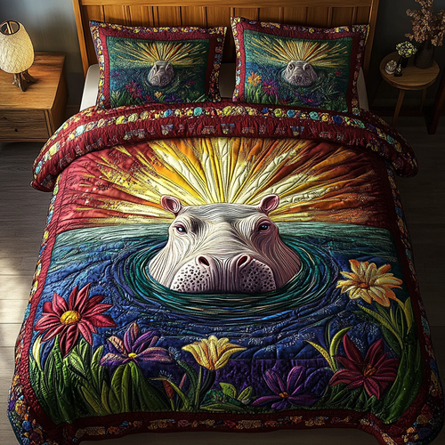 Gentle Giant 3-Piece Quilted Bedding Set NCU0DDK103