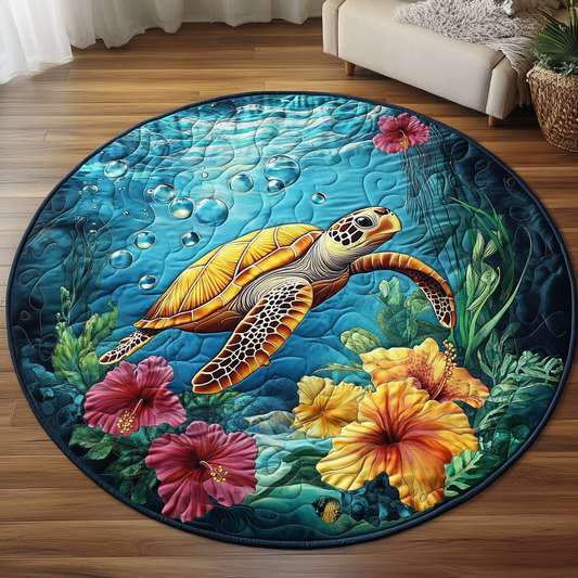 Gentle Glide Quilted Round Mat NCU0TL1434