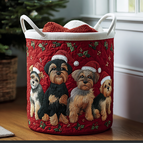 Gentle Paws Quilted Laundry Basket NCU0DDK1374