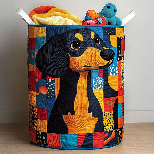 Gentle Paws Quilted Laundry Basket NCU0PTT1236