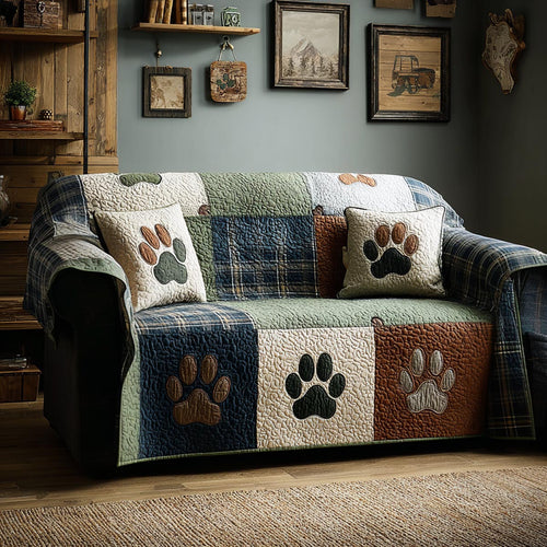Gentle Paws Quilted Sofa Cover NCU0DV1725