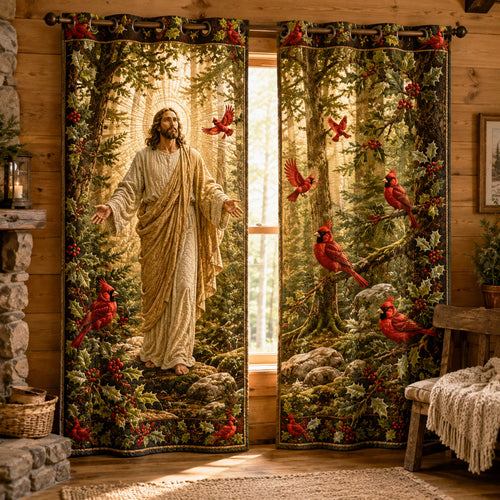 Gentle Shepherd Quilted Curtains NCU0NTD2108