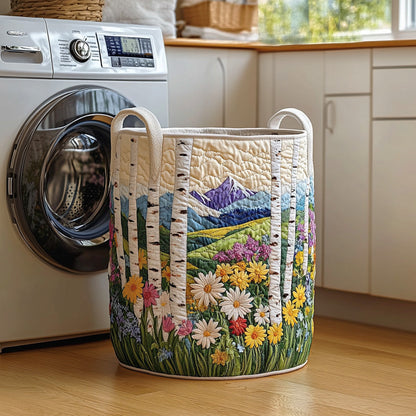 Gentle Spring Quilted Laundry Basket NCU0NTD1302