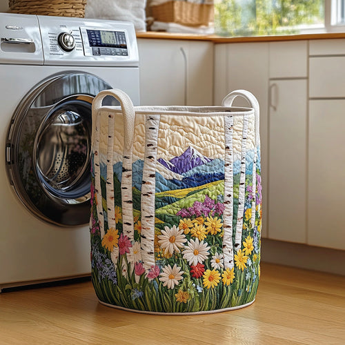 Gentle Spring Quilted Laundry Basket NCU0NTD1302