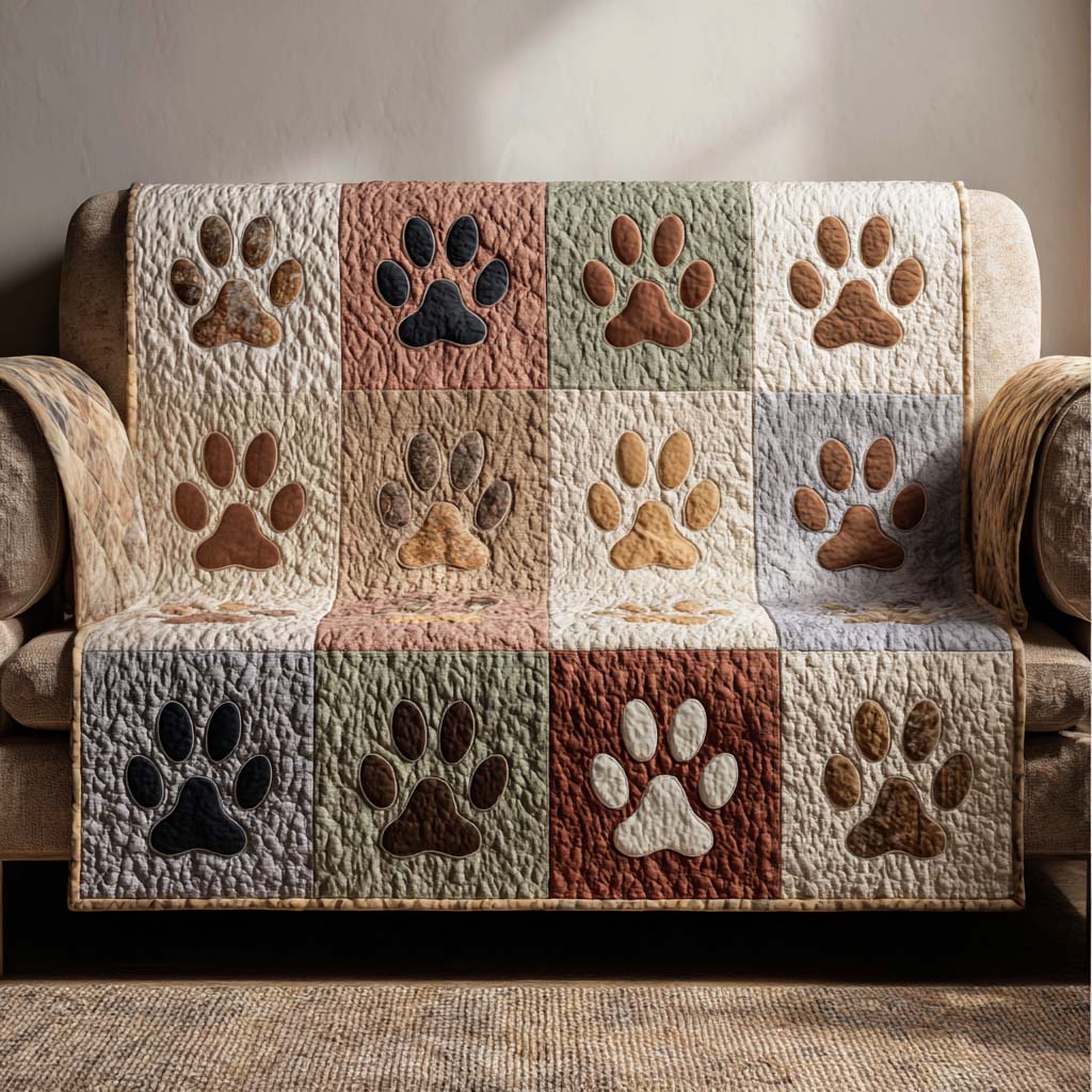 Gentle Tracks Quilted Sofa Cover NCU0NXD1309