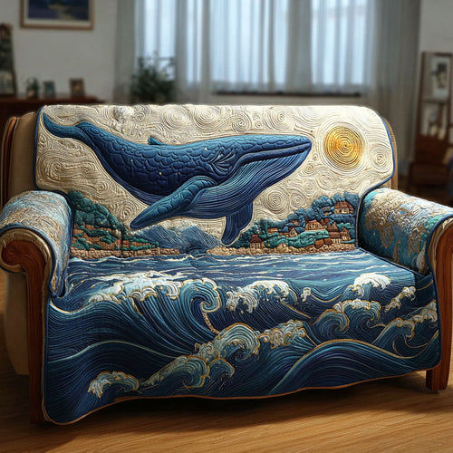 Gentle Whale Quilted Sofa Cover NCU0NTD1396