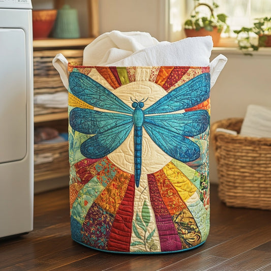 Gentle Wings Quilted Laundry Basket NCU0NNL056